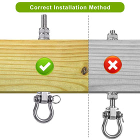SELEWARE heavy-duty bearing swing hanger with internal bearings for quiet operation