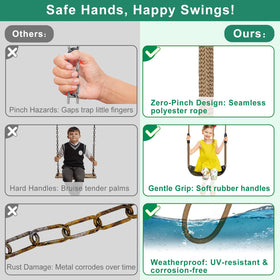 SELEWARE heavy-duty carabiners for secure hanging on trees or frames.