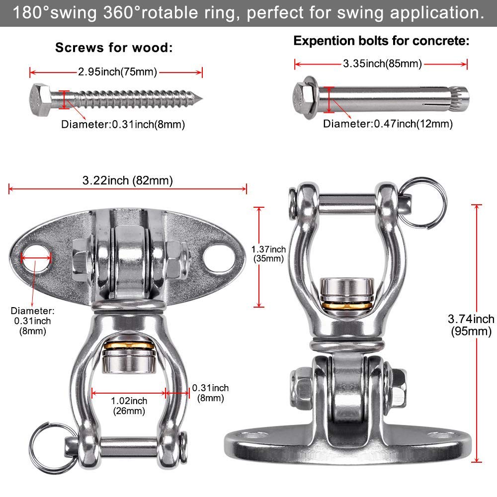 SELEWARE heavy-duty swing hanger supports up to 1200 lbs with confidence and reliability.