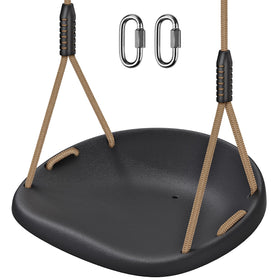 SELEWARE heavy-duty swing seat for adults and kids in a backyard setting.