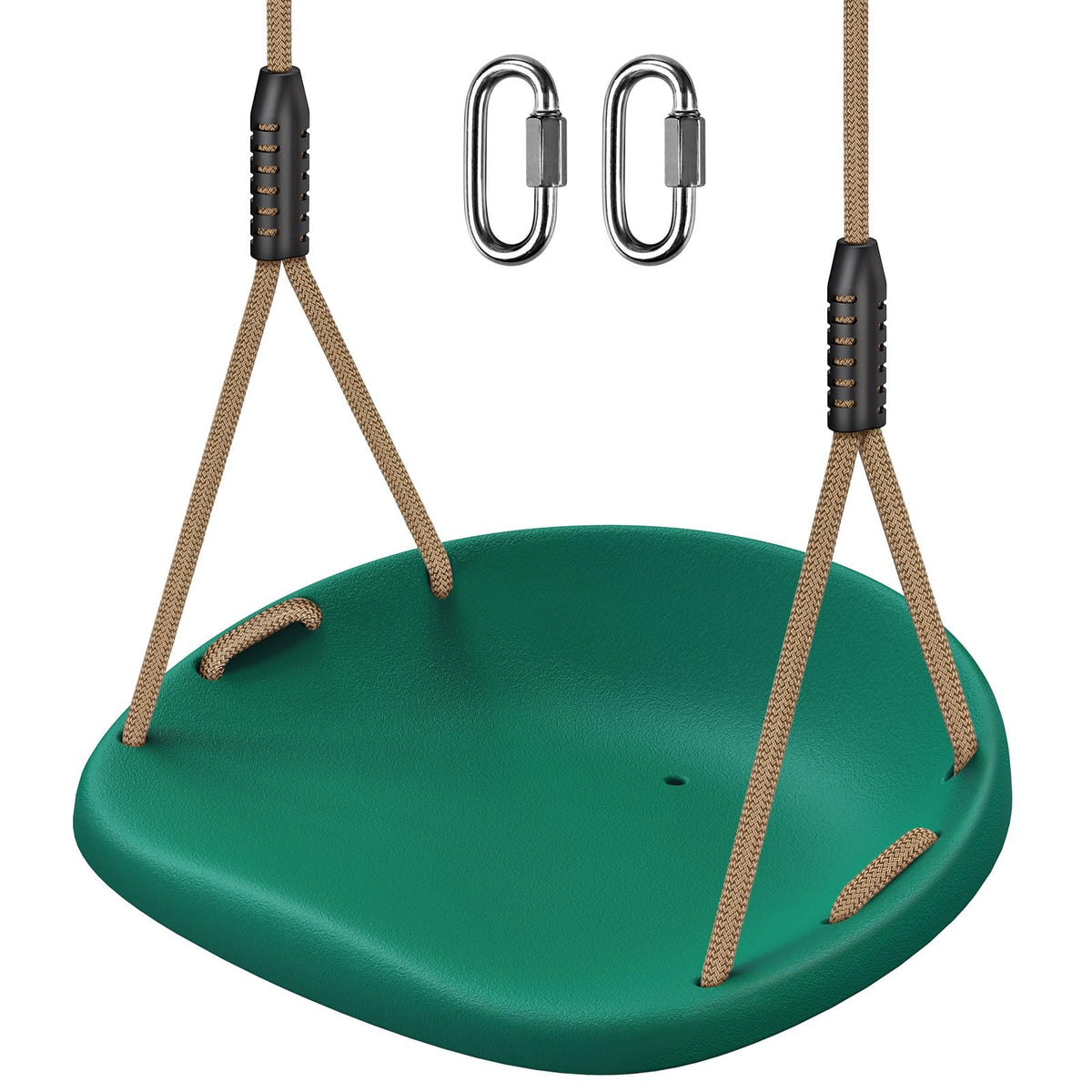 SELEWARE heavy-duty swing seat front view shows sturdy family-friendly design.