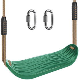 SELEWARE heavy-duty swing seat supports up to 250 lbs for outdoor play.