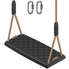 SELEWARE heavy-duty swing seat with non-slip texture for safer play.