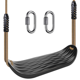 SELEWARE plastic swing seat with non-slip surface for safer play