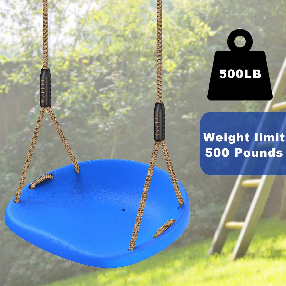 SELEWARE soft rubber-grip handles blue provide secure, gentle handhold during play