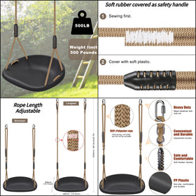SELEWARE soft rubber grip handles for secure grip.