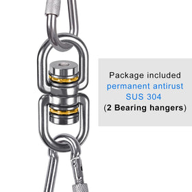 SELEWARE swivel-hammock-chair supports safe, comfortable hanging.