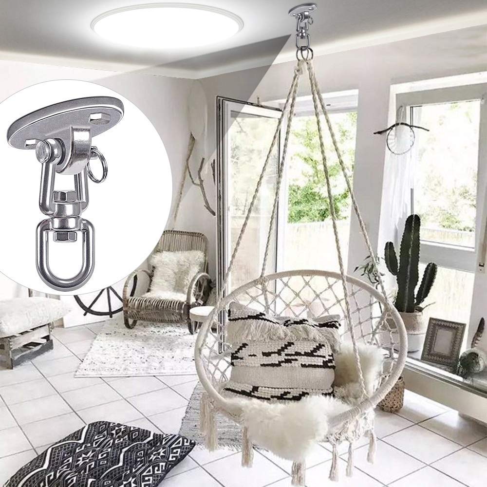 SELEWARE heavy-duty swivel hook with smooth 360-degree rotation