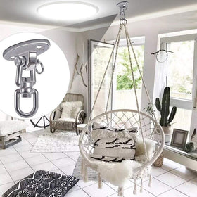 SELEWARE heavy-duty swivel hook with smooth 360-degree rotation