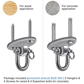 SELEWARE wall mount anchors for resistance bands and ropes.