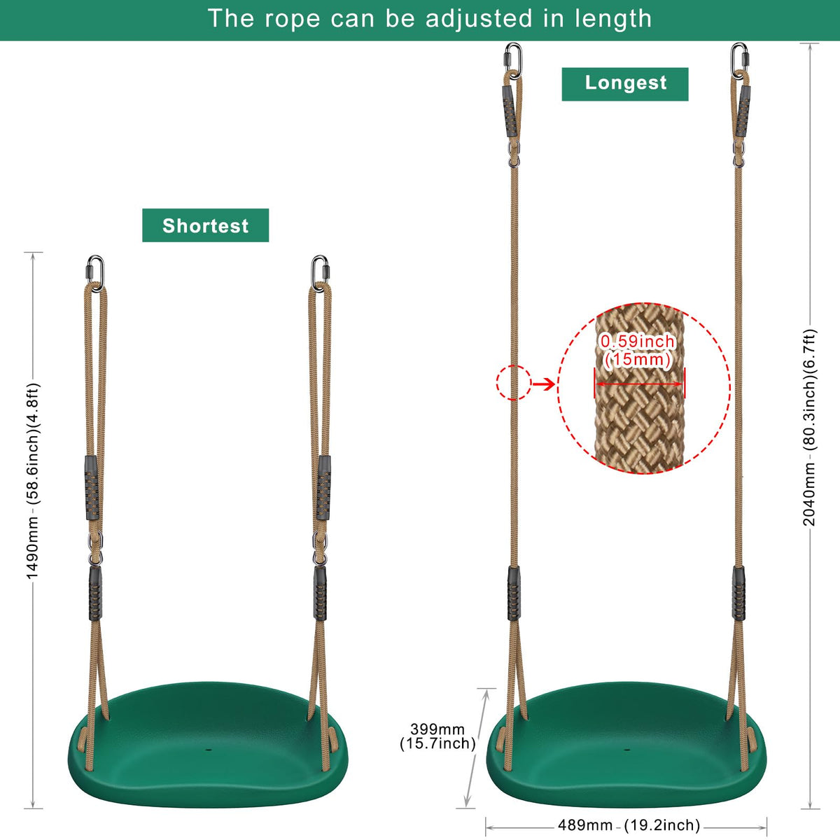SELEWARE 500 lb weight capacity supports active play
