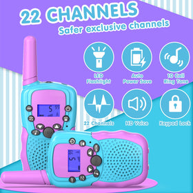 Selieve walkie talkies offer up to three miles range for family hikes and camping.