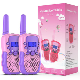 Selieve kids walkie talkie with 22 channels for outdoor play.