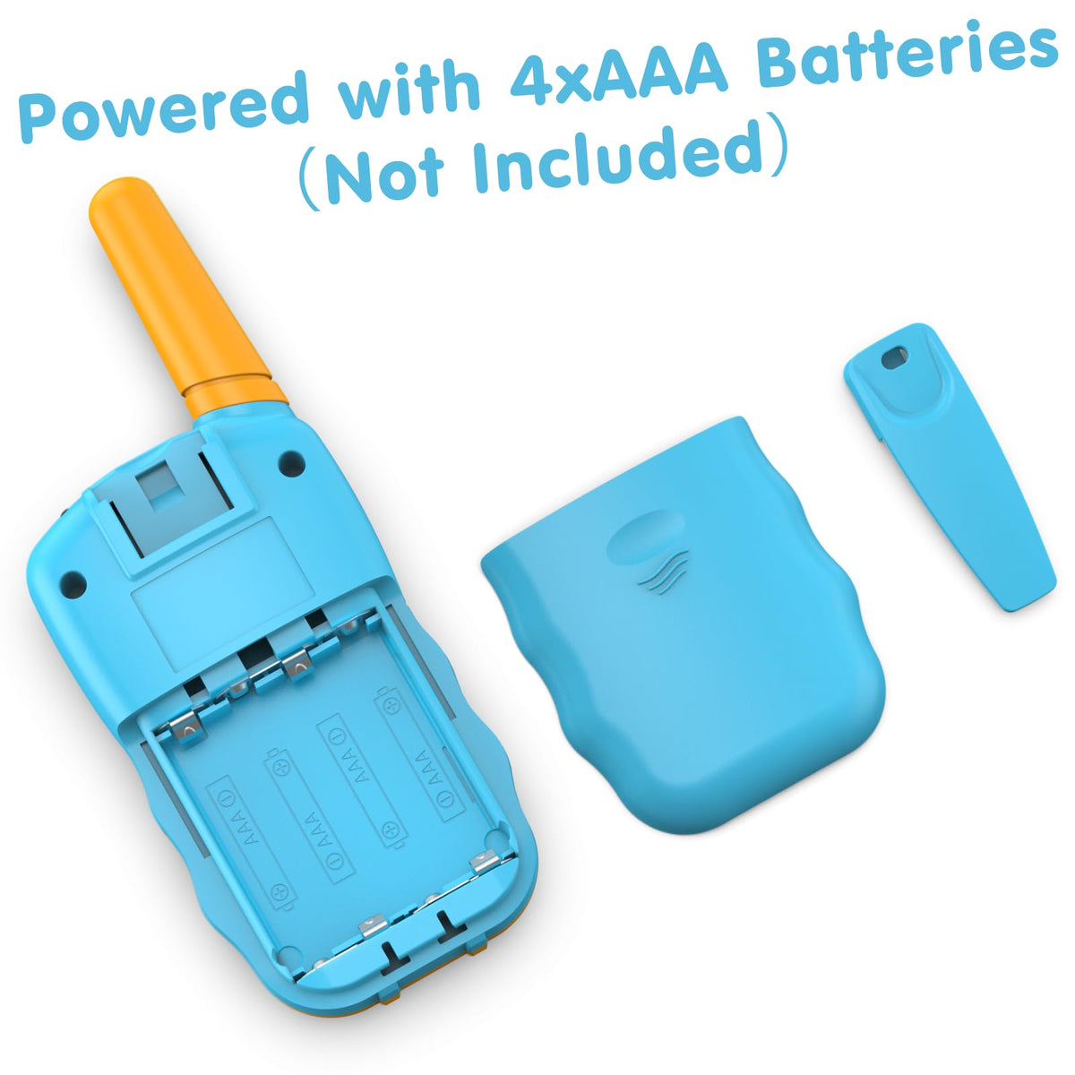 Selieve walkie talkie in hand, easy grip for kids' daily adventures.