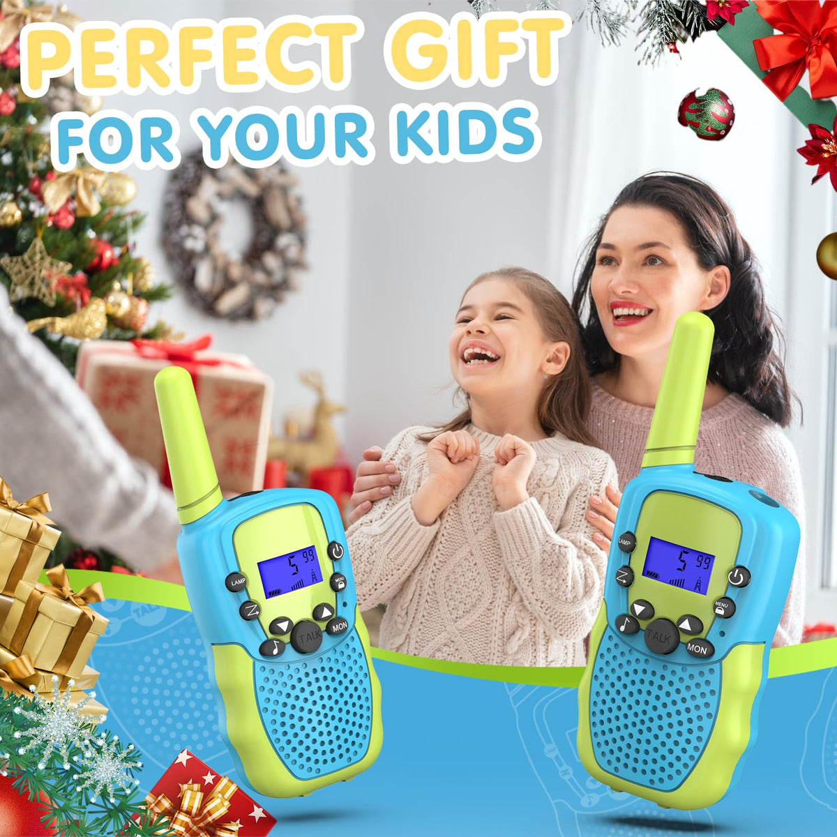 Selieve kids walkie talkie used during outdoor activity for staying connected.