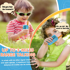 Selieve walkie talkie with push-to-talk button for quick communication.