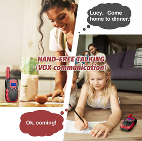 Selieve walkie talkies deliver clear sound and adjustable volume.