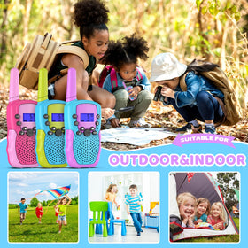 Selieve walkie talkies for kids with multiple channels for group play.