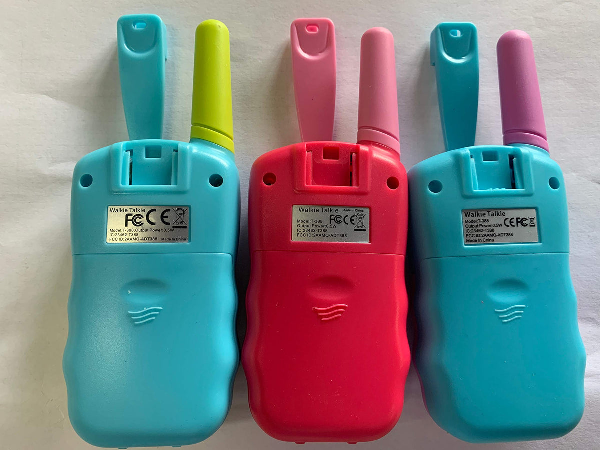 Selieve walkie talkies for kids built with safe ABS plastic.