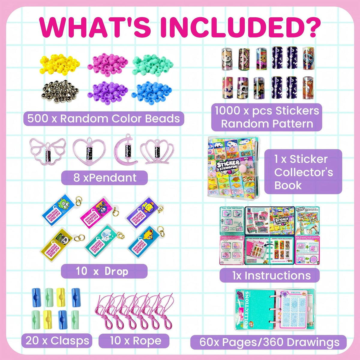 Semboh Bracelets and Necklaces Assembly for kid-friendly crafting sessions.