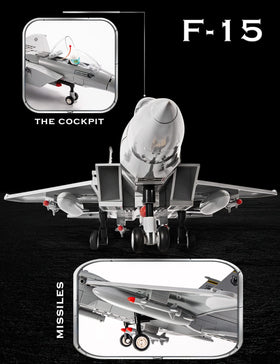 SEMKY F-15 assembly scene showing friends teaming up