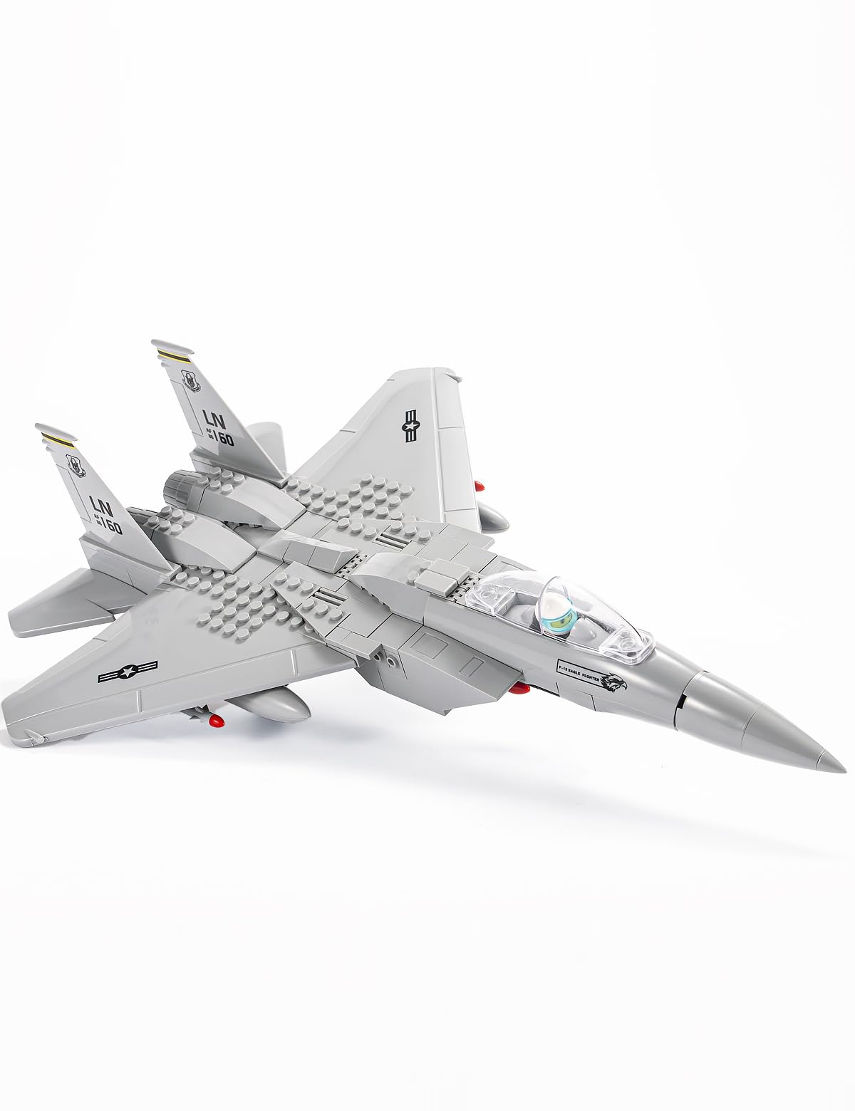 SEMKY F-15 Eagle jet model kit ready for display as a collectible