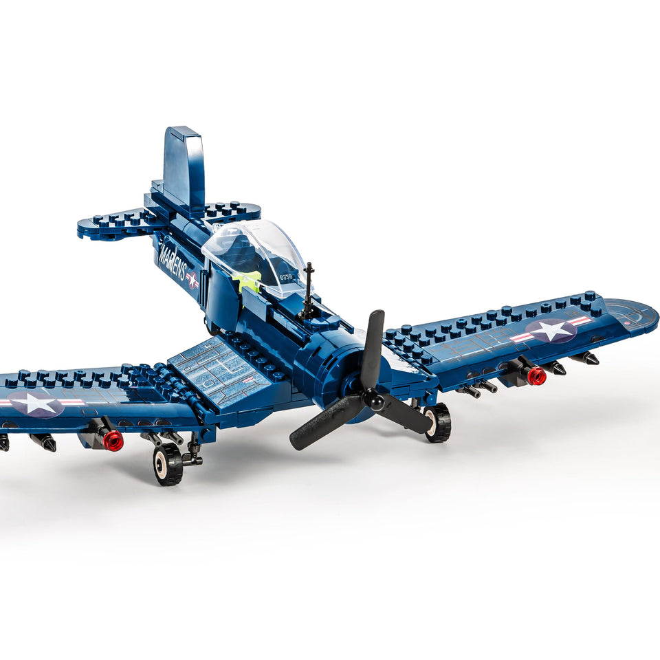 SEMKY F4U Corsair jet model with detailed wings for home display