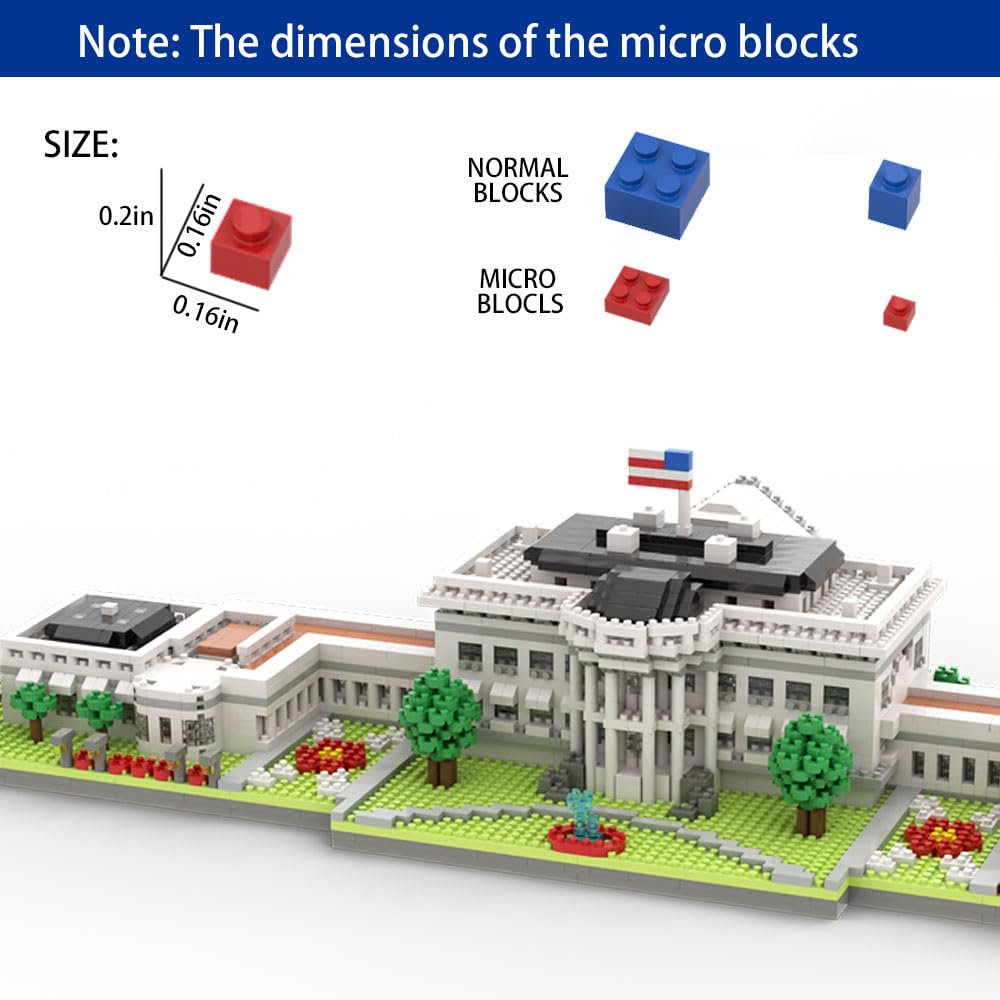 SEMKY White House west wing blocks for complete architectural recreation.