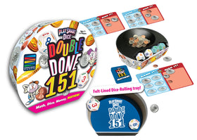Semper Smart Games Double Done 151 score cards help track tallies and wins during rounds.