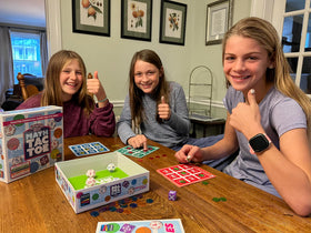Travel-ready PlaySmart case by Semper Smart Games for learning on the go.