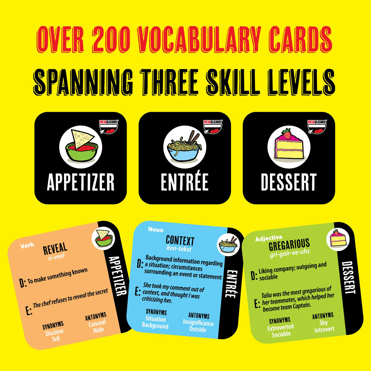 VOCABULICIOUS classroom-ready cards enable structured storytelling activities