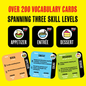 VOCABULICIOUS classroom-ready cards enable structured storytelling activities