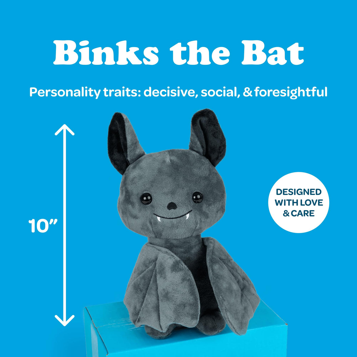 SendAFriend Binks bat plush cuddle moment emphasizes a cuddly companion for comfort