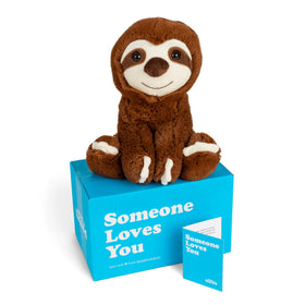 Soft Sam the Sloth plush from SendAFriend for a cozy, comforting gift.