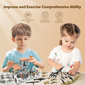 Sendhjurf army minifigure accessories for realistic scenarios