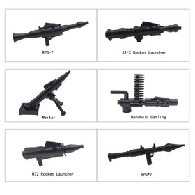 Sendhjurf modern firearms accessories for military-themed play