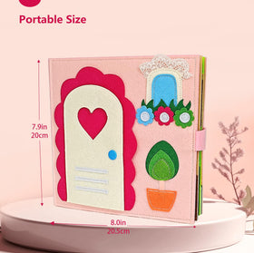 Soft felt material of Sendhjurf Busy Book for safe handling