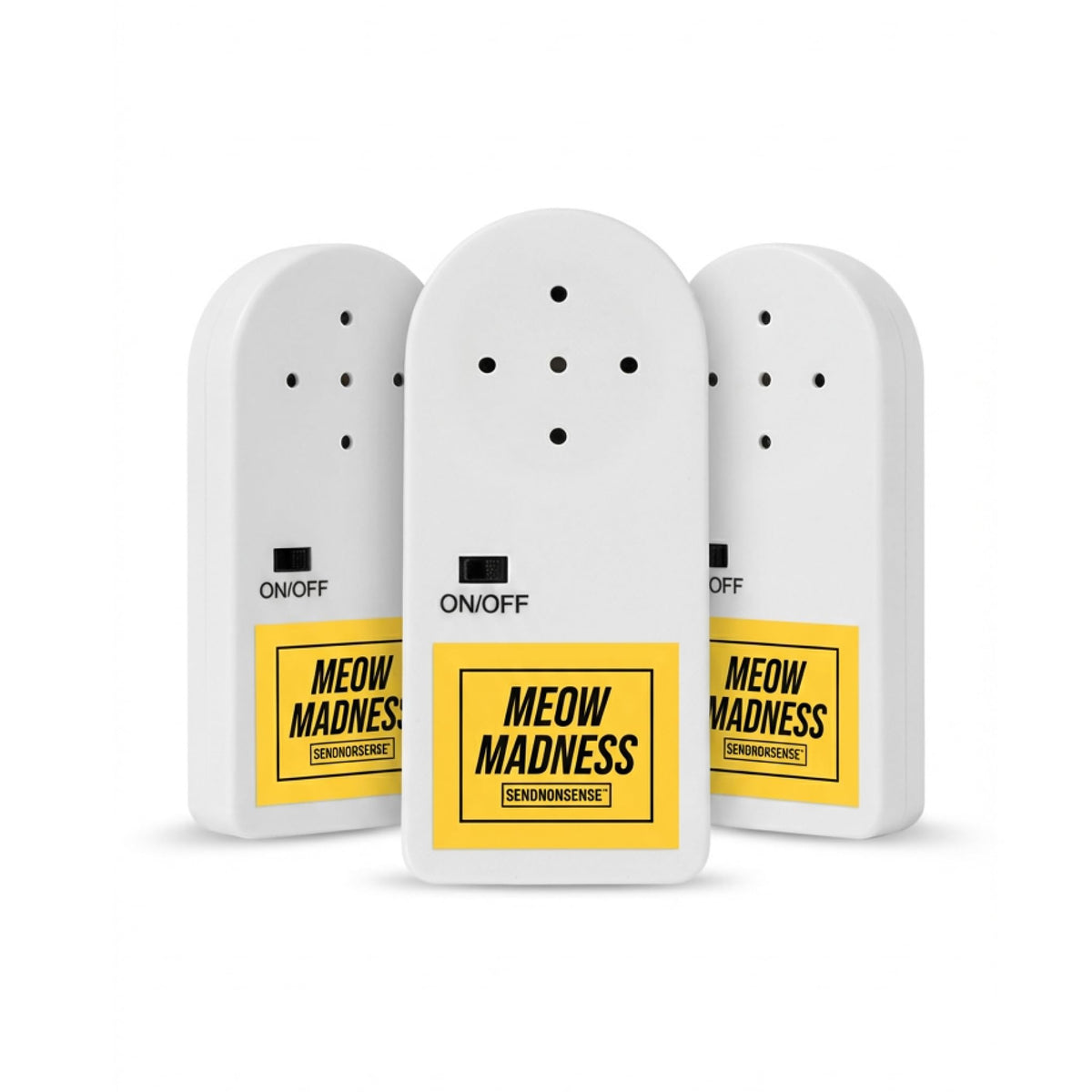 SendNonsense Hidden Cat Meow Prank 3-pack behind fridge creates unexpected sounds