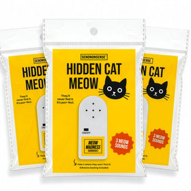 SendNonsense Hidden Cat Meow Prank 3-pack under couch emits elusive meows