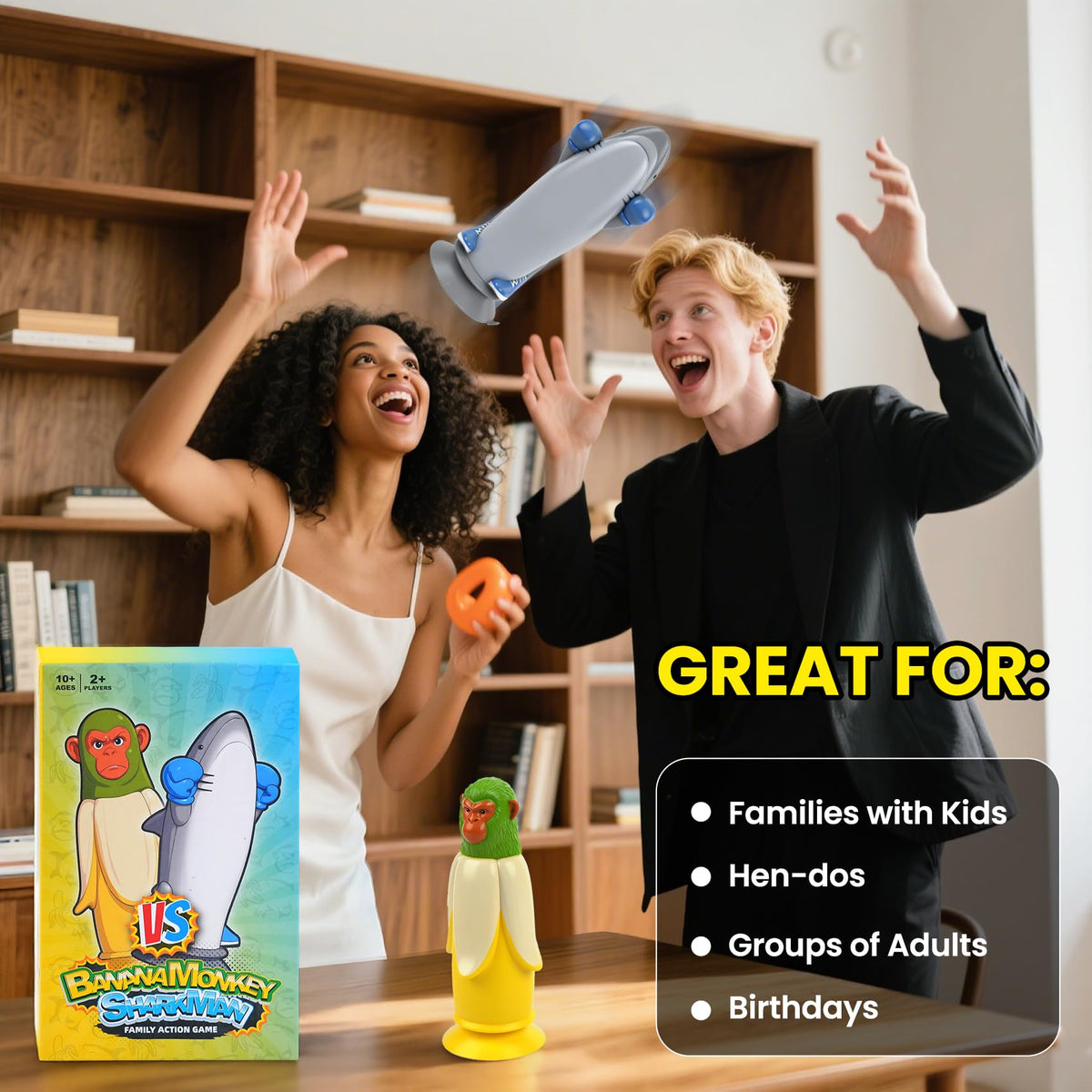 Senduzll quick-start rules enable play in seconds.