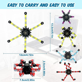 Sengtin deformable robot fingertip toys enable creative shapes.