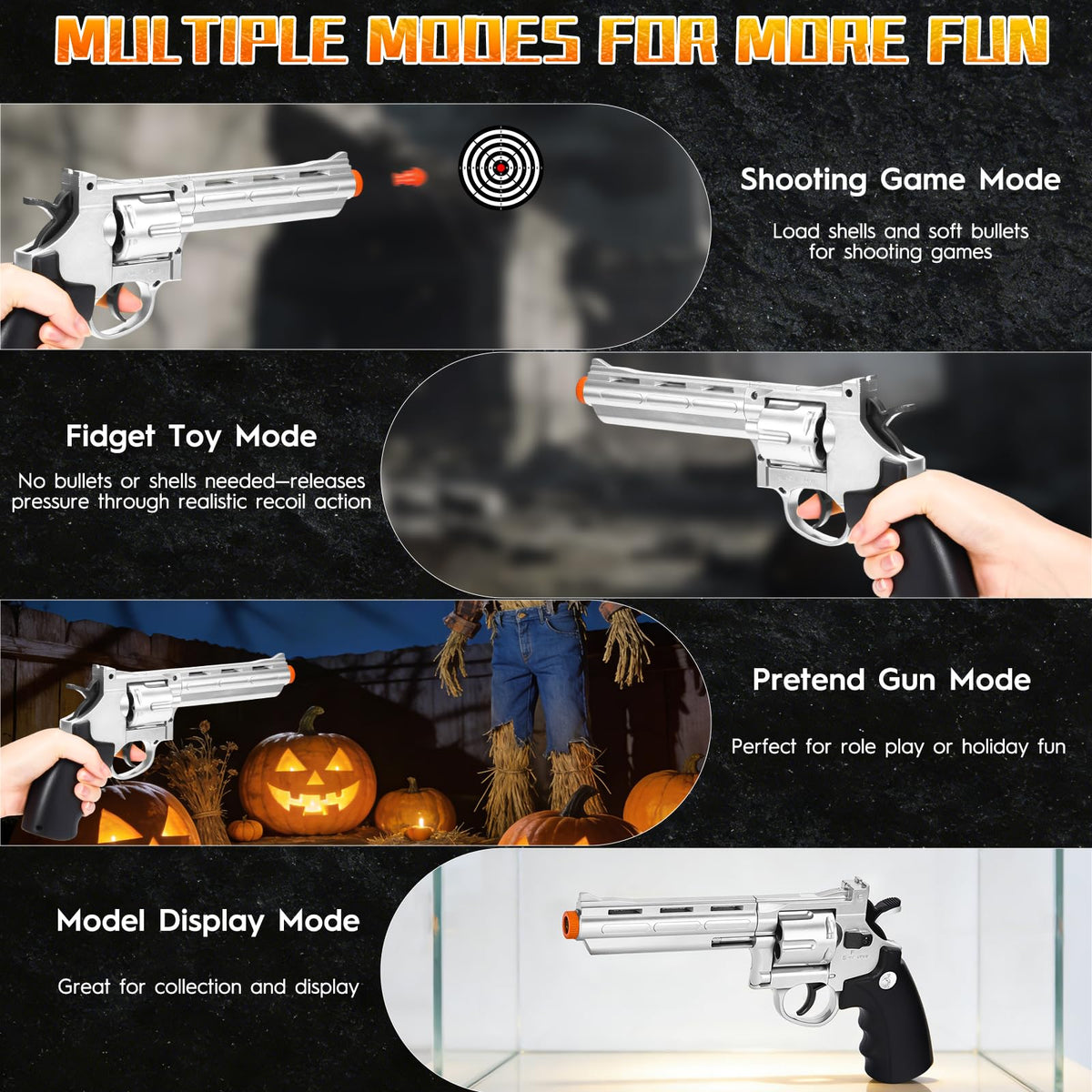 SENLYLOGY holster keeps the revolver accessible during play