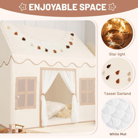 Senodeer kids tent doubles as doll house for pretend play