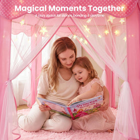 Senodeer Princess Tent sturdy fabric ensures durable indoor use