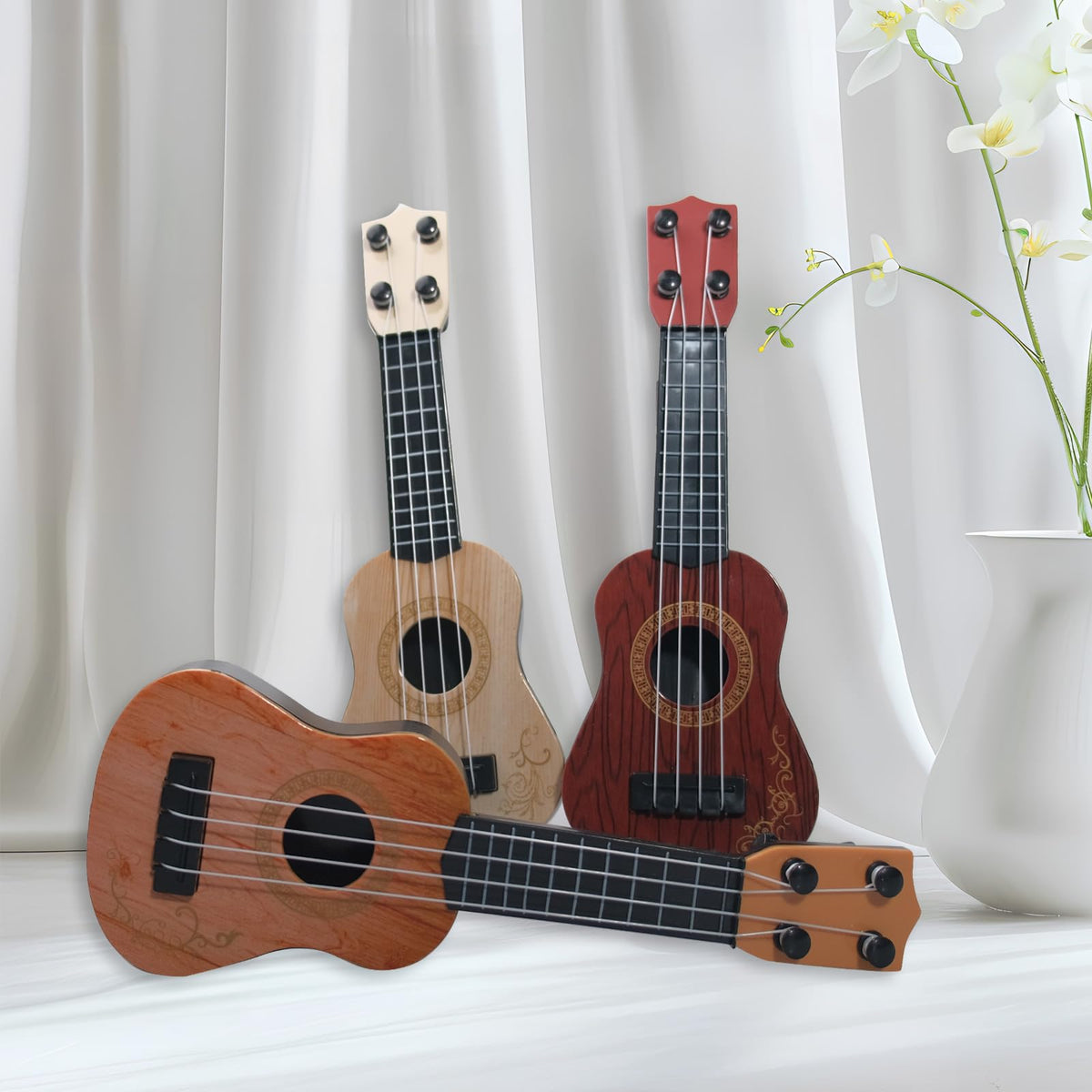 SENONAPO easy-tune toy guitar delivers realistic feel for budding musicians