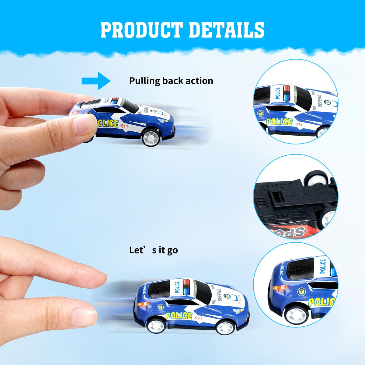 Senonapo tiny cars in goodie bags make cheerful gifts.
