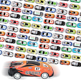 Senonapo mini pull-back cars pack, ideal party favors and classroom prizes.