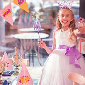 SENONAPO Complete princess set ideal for dress up and photos