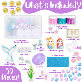 Pearls and coins add sparkle for decorating mermaid scenes and designs.
