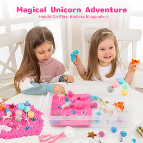 Sensationally OT sparkly pom-poms invite counting and color sorting.